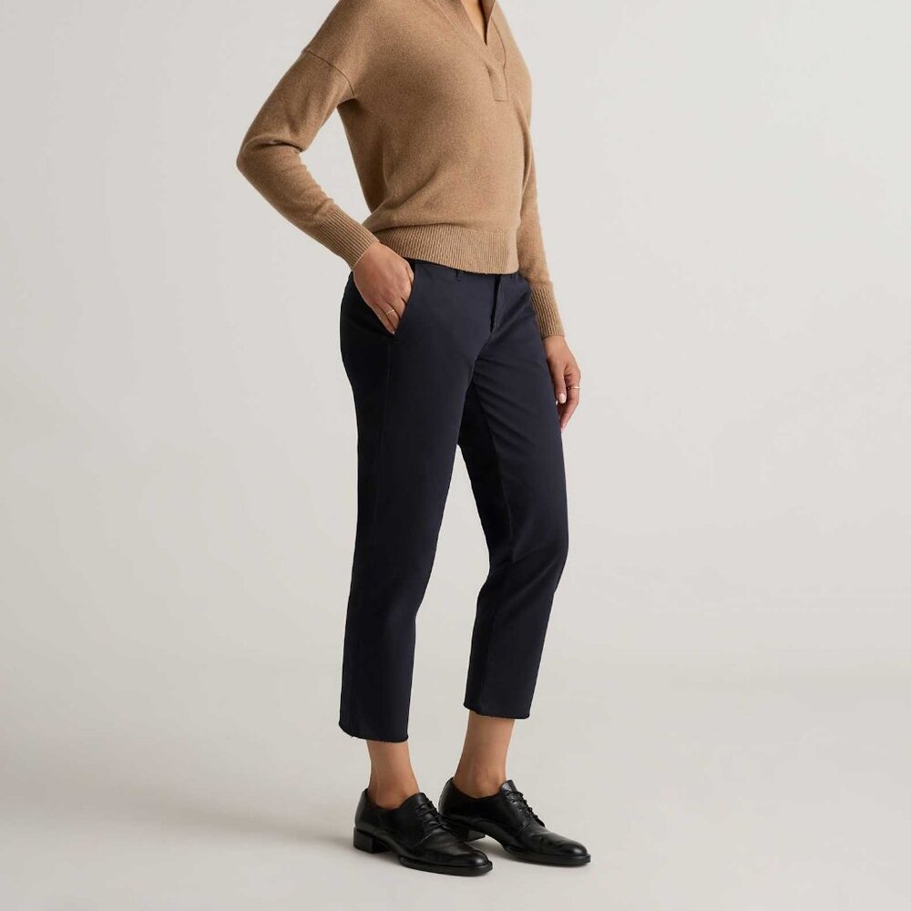 NEW!!! Quince Organic Stretch Cotton Chino Pants - Picture 3 of 12
